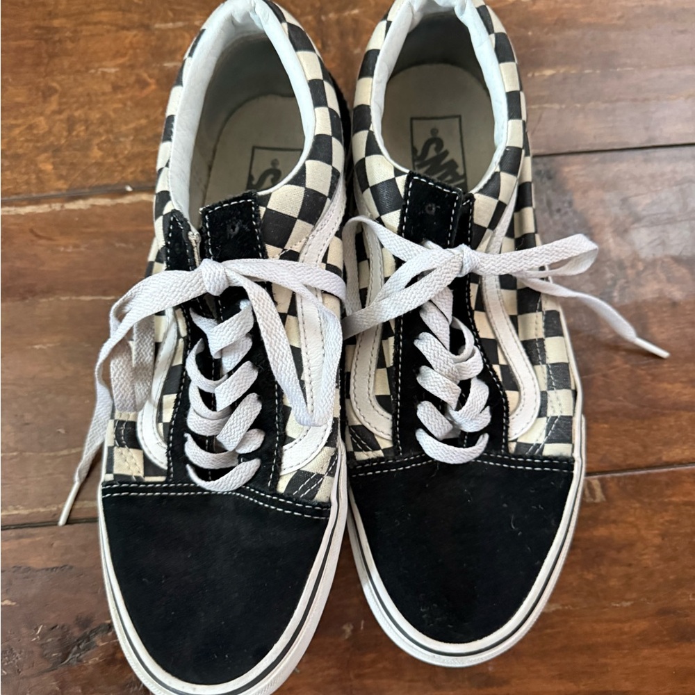 Vans Coachella and White Checkerboard Shoes